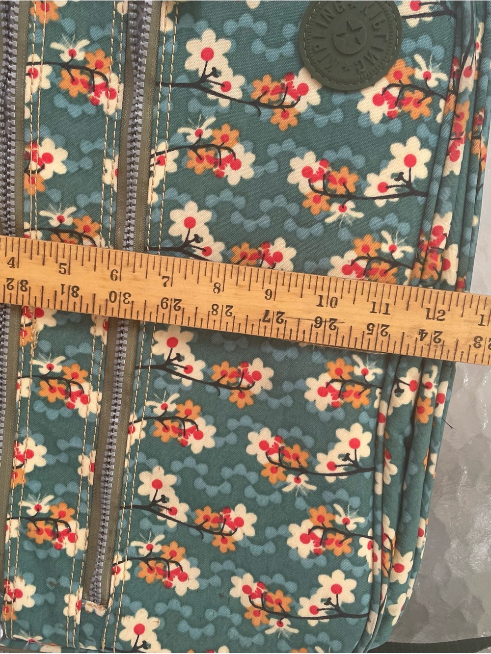 Kipling Colorful Floral Bag Shoulder Crossbody Laptop Case Travel Carry On - Picture 14 of 16